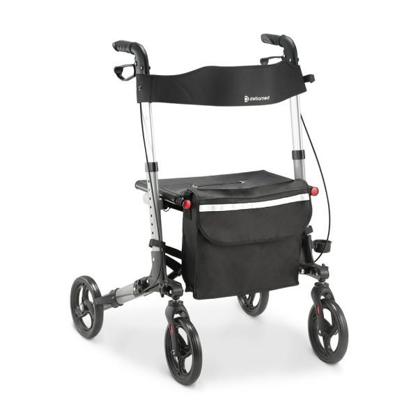 Andador de Alumínio Compacto 4 Rodas D14
