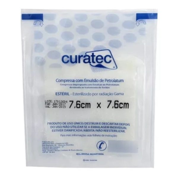 Curatec Compressa com Emulsão de Petrolatum